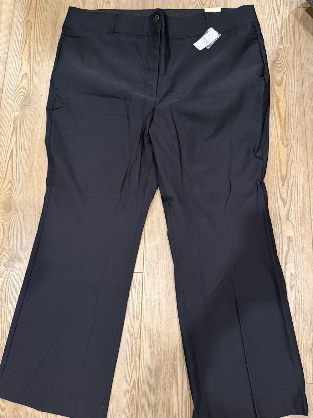 Lane Bryant Black Boot Cut Dress Pants